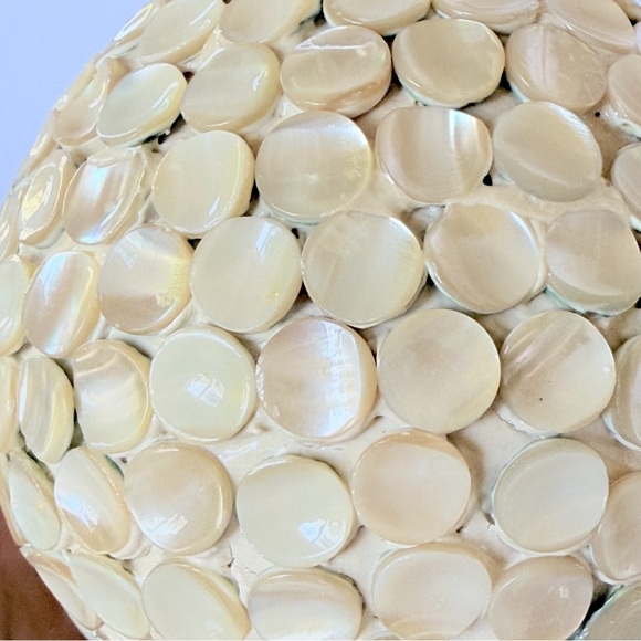 Capiz Shell Decorators Orb 4" Natural Shell Colors Beautiful - Picture 3 of 6